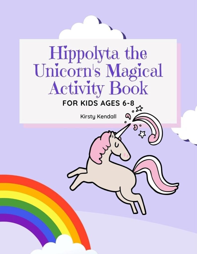 Hippolyta the Unicorn's Magical Activity Book front cover
