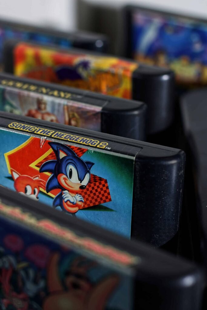 Sonic 2 Sega Megadrive game cartridge